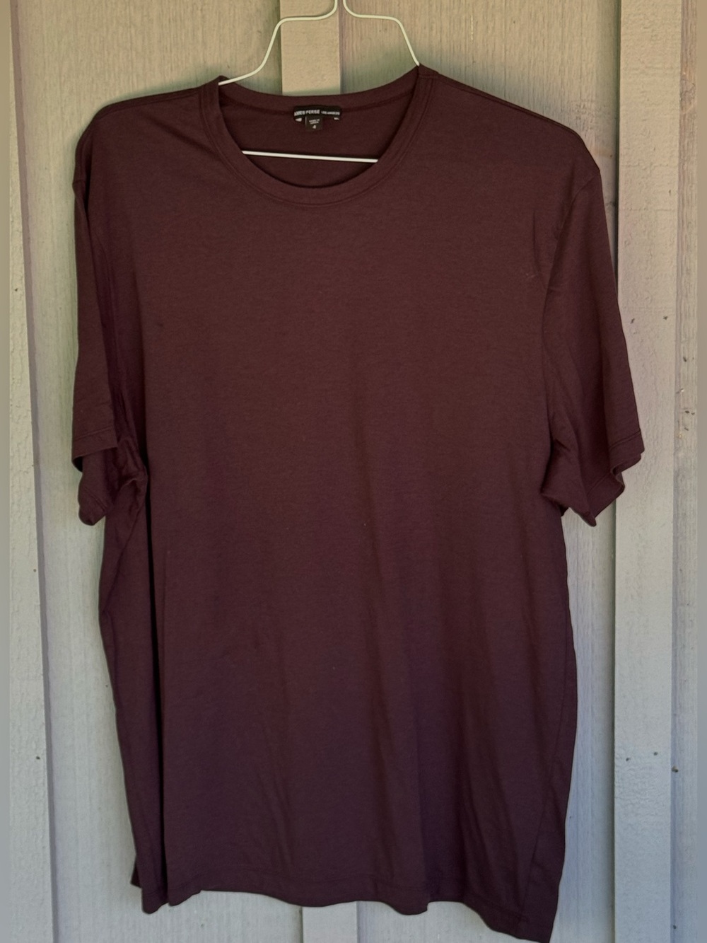 Men's James Perse Black Tee Shirt - 4 - NWOT